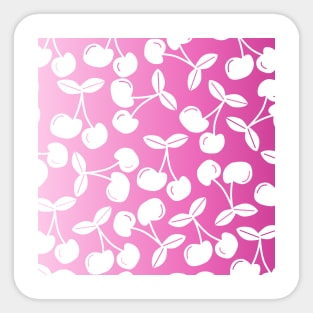 Pink Cherry Sticker